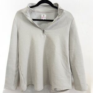 Marleylilly Light Sage Quarter-Zip Pullover Size Medium. EUC.